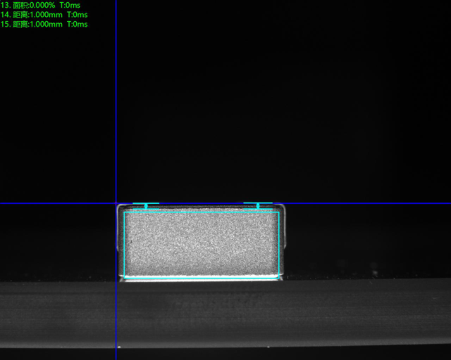 正面正光检测良品分析图